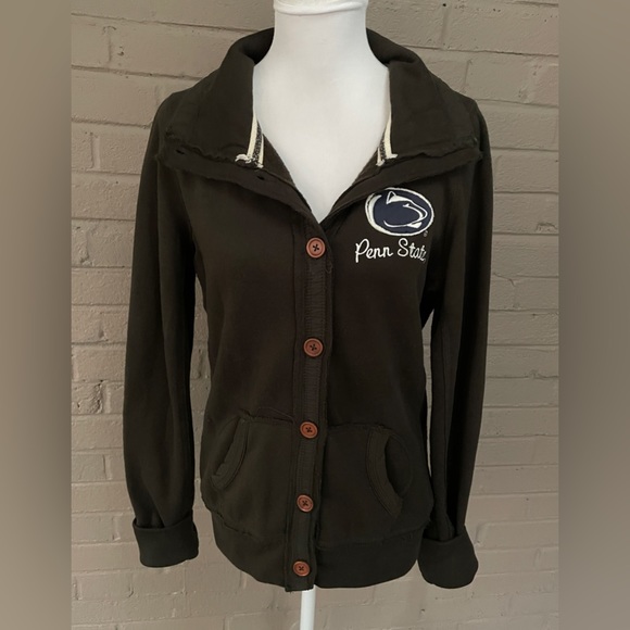 Penn State  sweatshirt cardigan  S-M - Picture 4 of 10